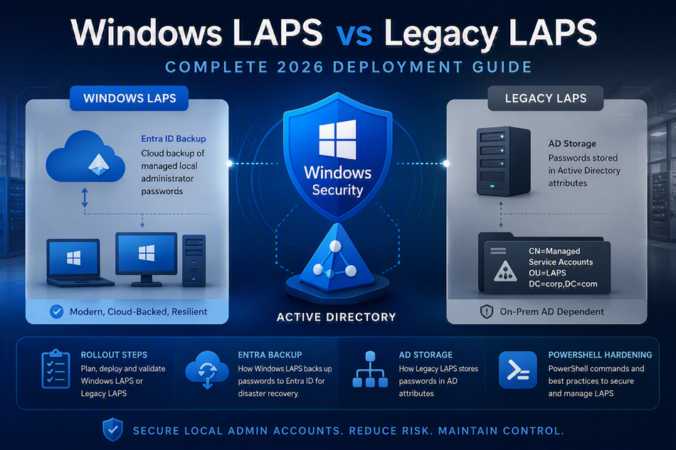 Legacy LAPS vs. New LAPS